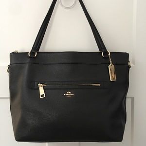 Authentic Coach Pebble Leather Tyler Tote F54687